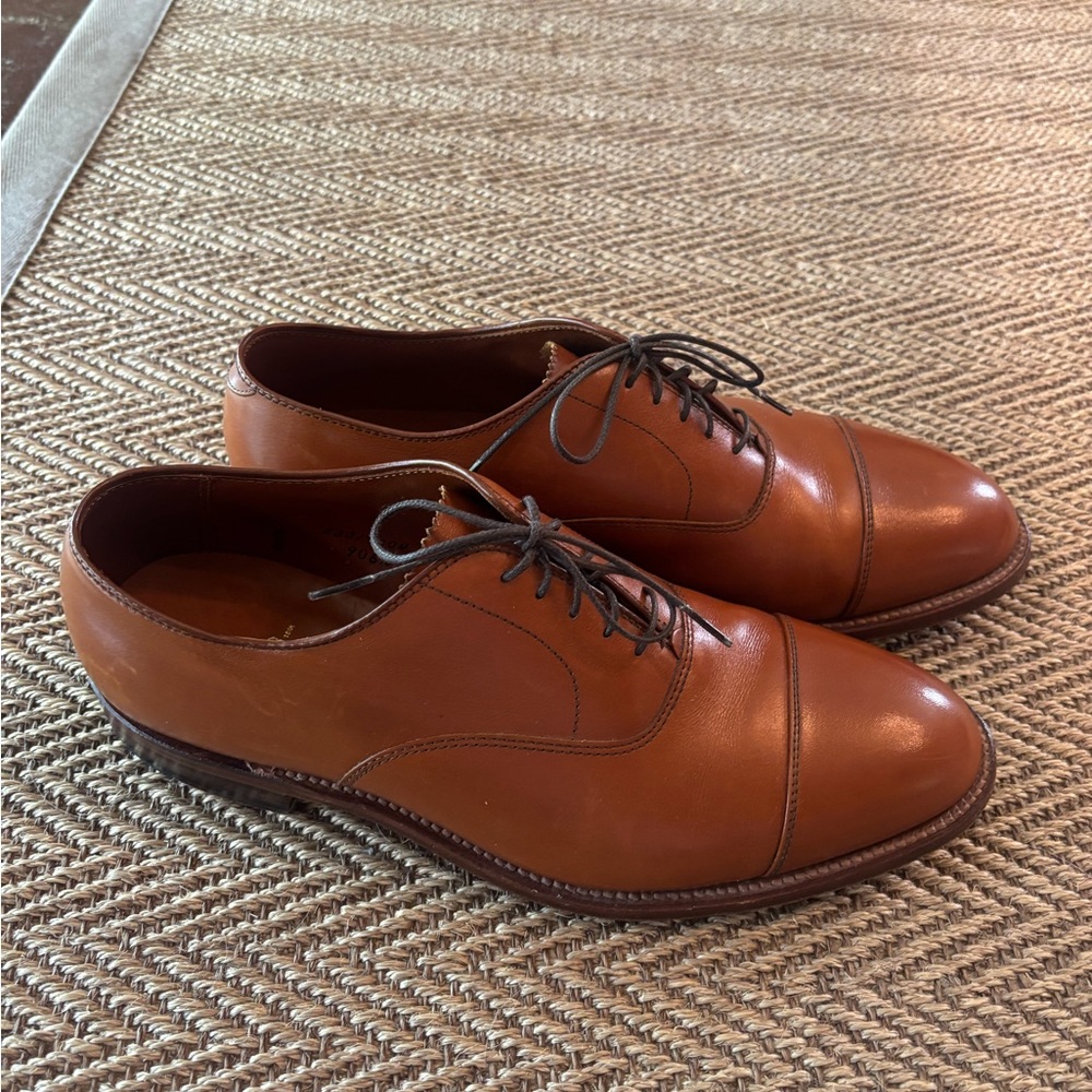Alden Brown Leather Cap-Toe Derby Oxfords - Picture 6 of 13